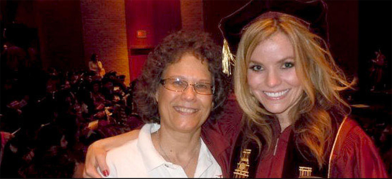 Susan D. Corbin with graduate student at The University of Texas in Austin