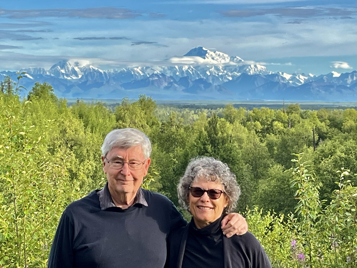 John and Susan with Denali in the background