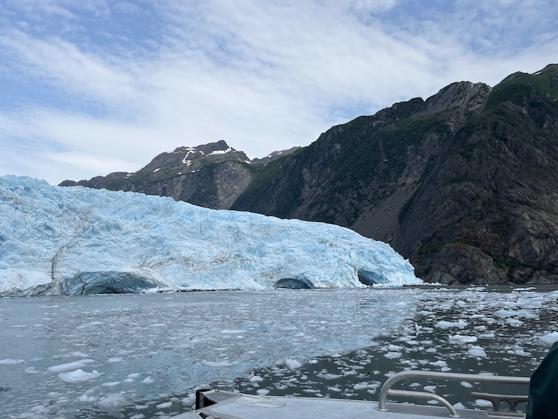 Glacier on Resurrection Bay in Alaska