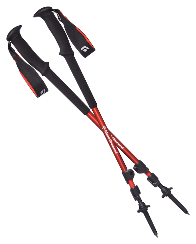 Black Diamond brand adjustable trekking poles