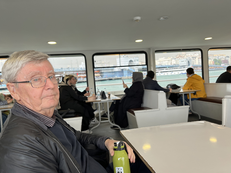 John on Bosporus boat tour Istanbul, Turkey