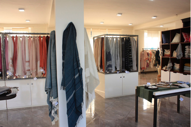 Showroom at Sabahar Fabric Workshop in Addis Ababa, Ethiopia