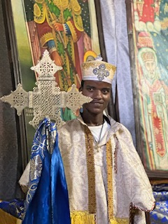 Ethiopian Orthodox priest in Lalibela, Ethiopia