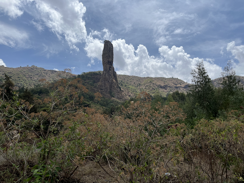 In the Simien Mountains on the way back to Gondar, Ethiopia